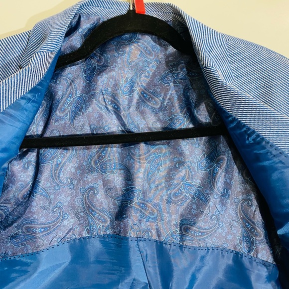 blue blazer size 50 R - Picture 3 of 4